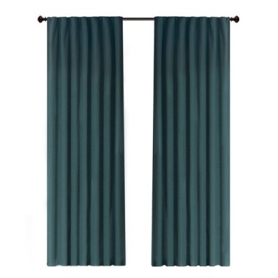 Alcott Hill Cranor Solid Semi-Opaque Outdoor Tab top Single Curtain Panel   
